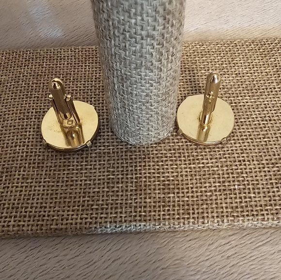 Vintage cuff links featuring Indian Penny - Picture 4 of 4